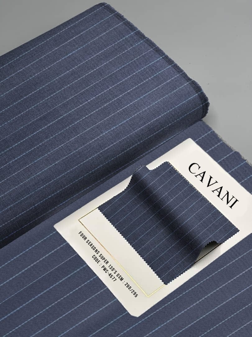 2 Piece Blue Pin Stripe Suit