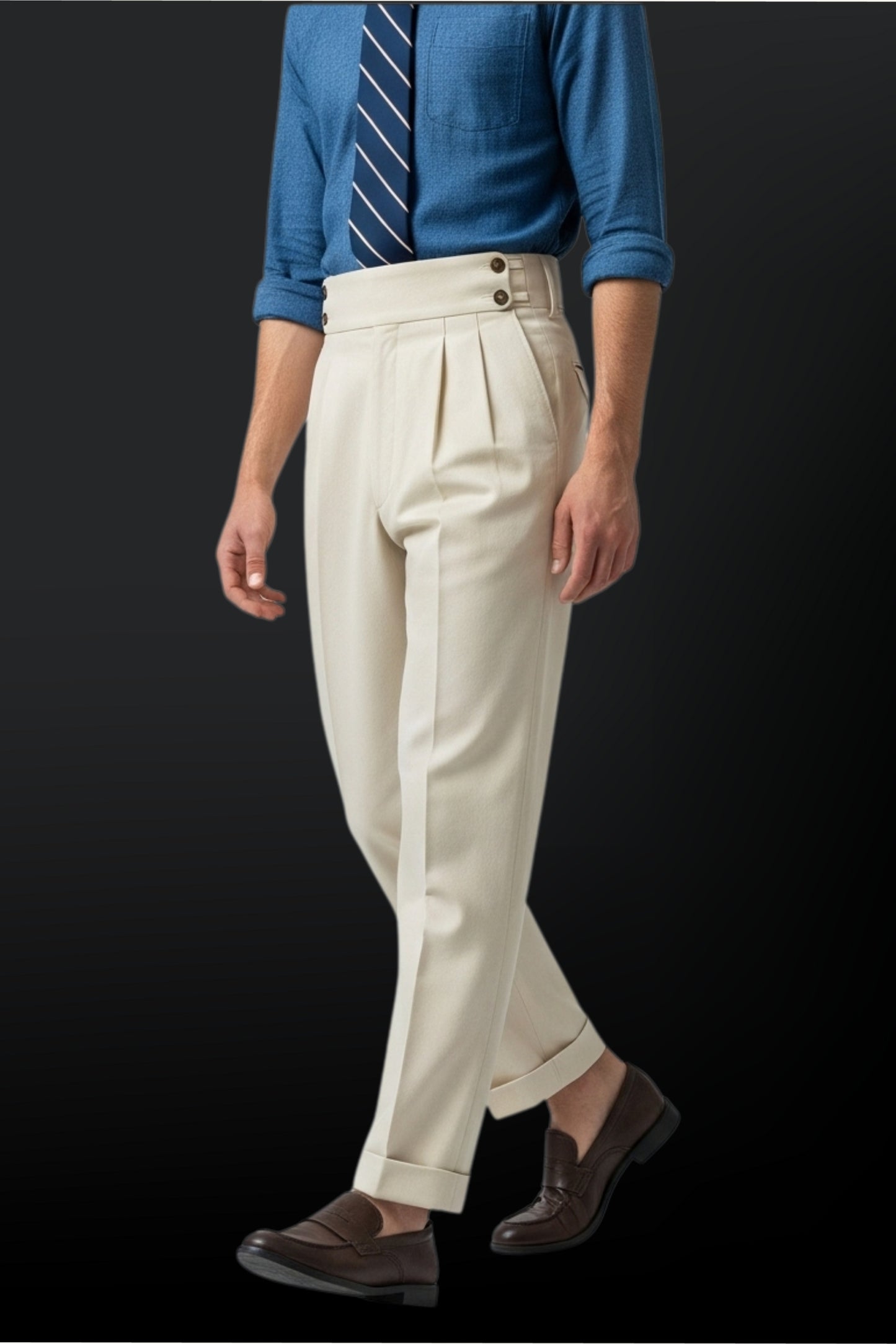 Ivory Gurkha Pants