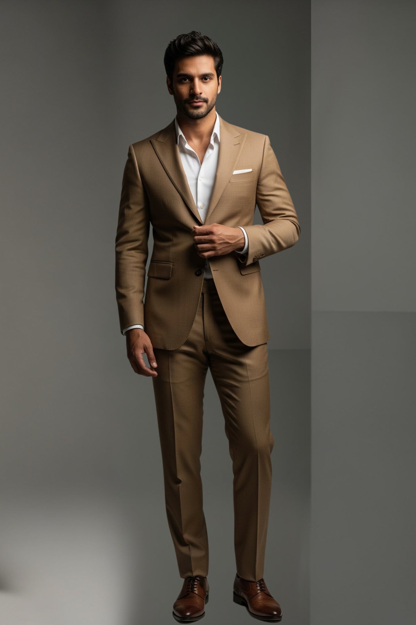 Classic Tan 2-Piece Suit