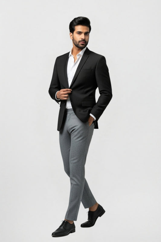 Classic Black Suit Blazer