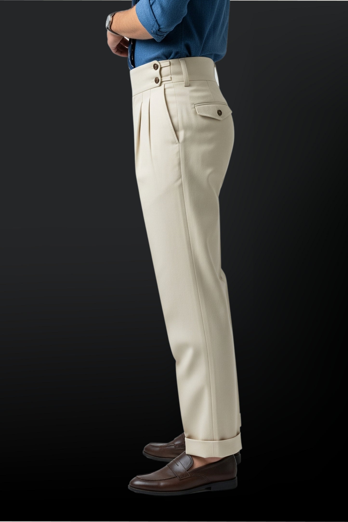 Ivory Gurkha Pants