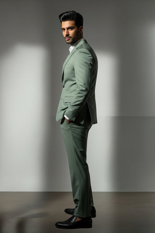 Sage Green 2-Piece Suit