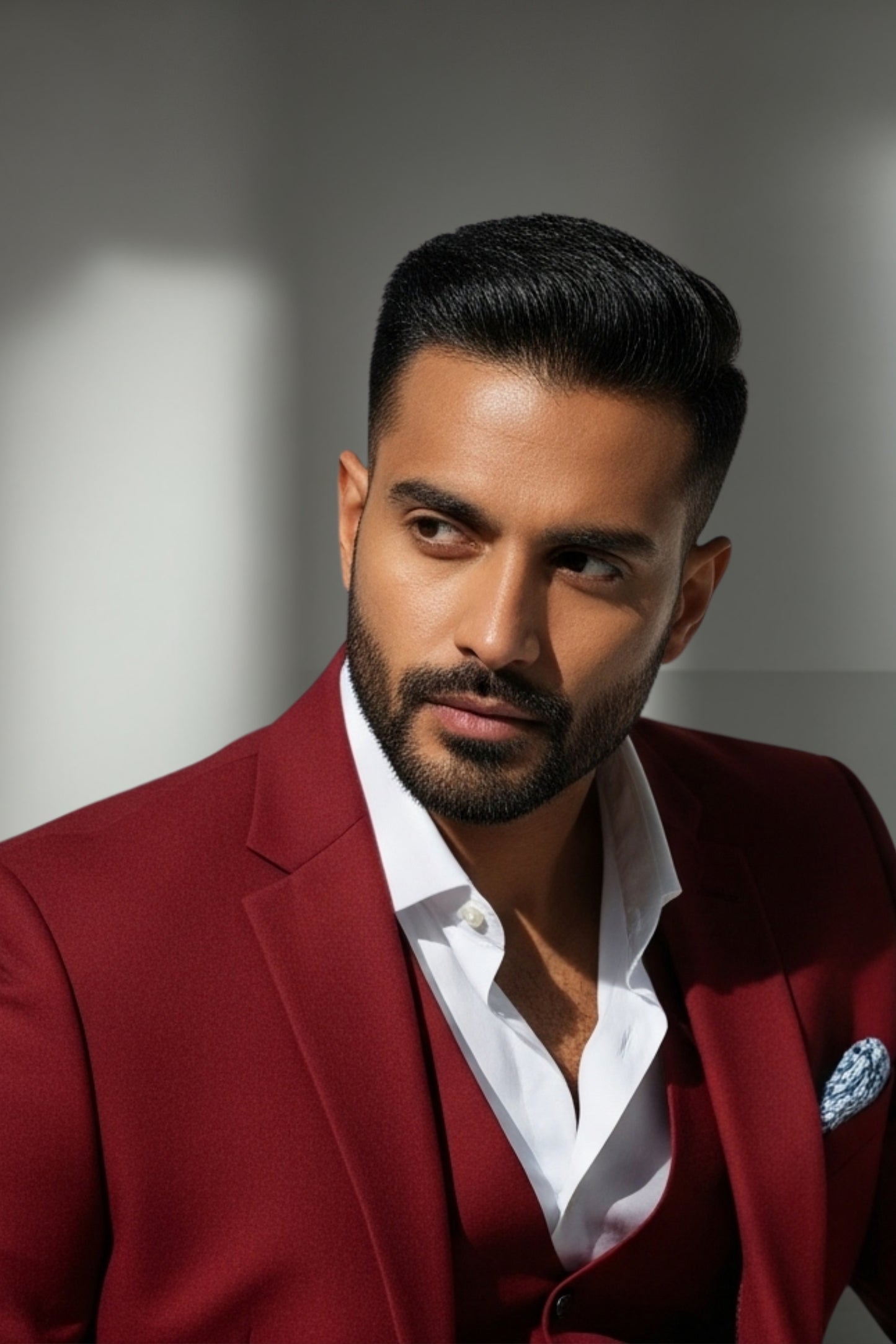 The Maroon Classic 3-Piece Suit