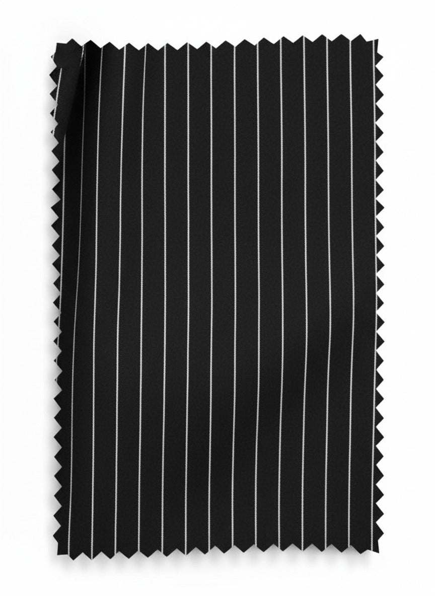 2 Piece Black Stripes Suit