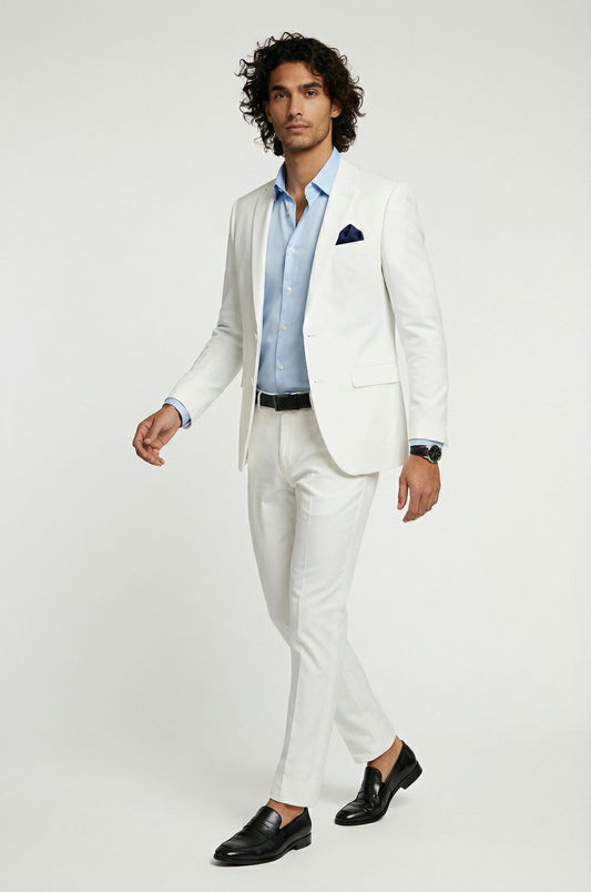 Signature White Terry Rayon 2-Piece Suit Collection