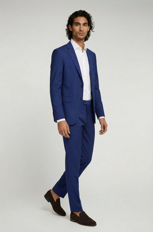 Signature Navy Terry Rayon 2-Piece Suit Collection