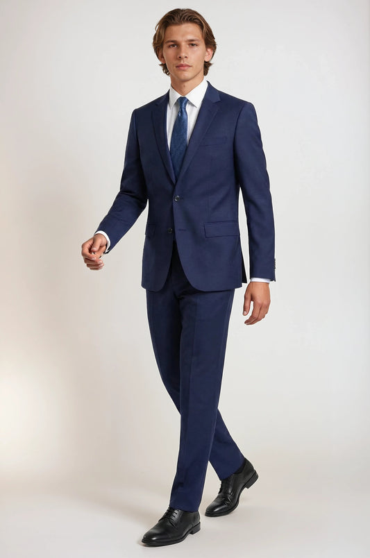 2-Piece Navy Blue Suit