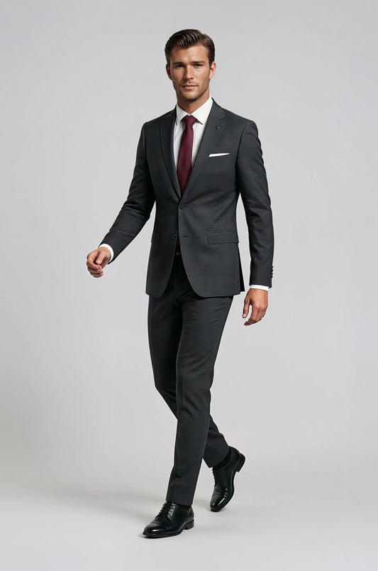 2 Piece Charcoal Suit