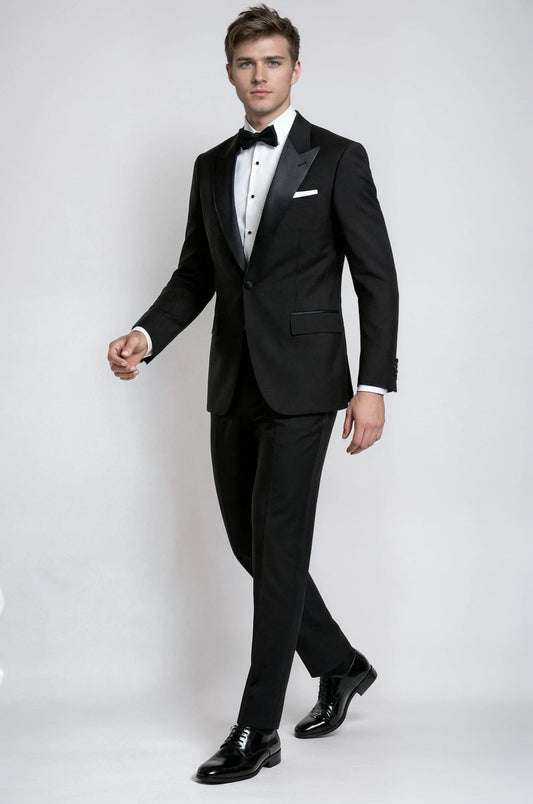 Black Peak Lapel Tuxedo