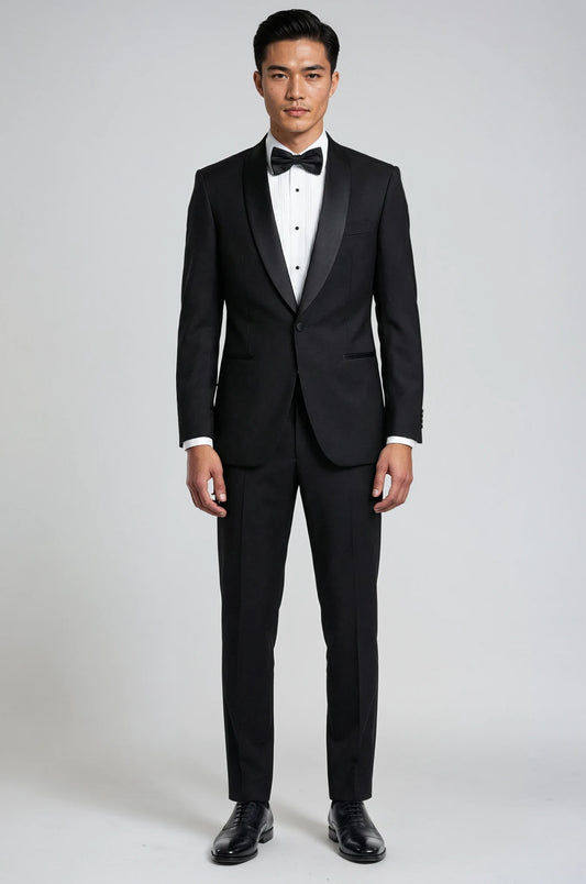 Black Shawl Lapel Tuxedo