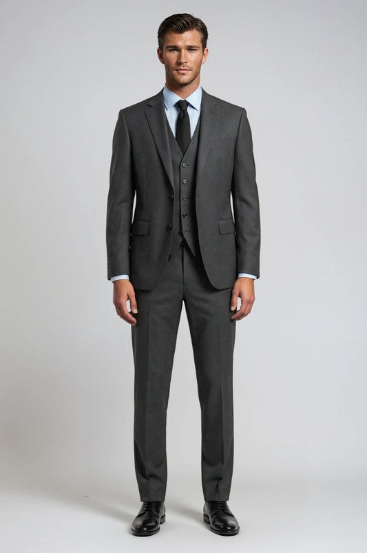 3 Piece Charcoal Suit