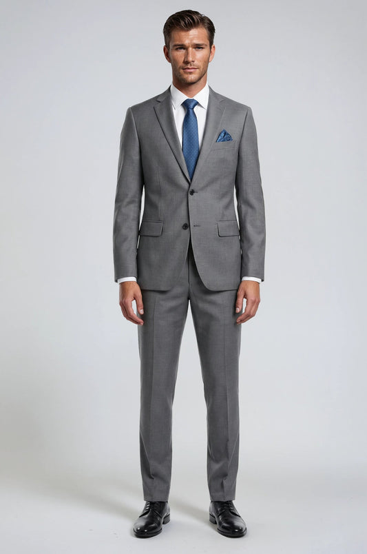 2 Piece Mid Grey Suit