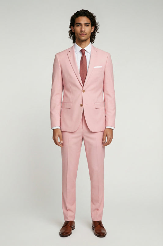 Signature Pink Terry Rayon 2-Piece Suit Collection