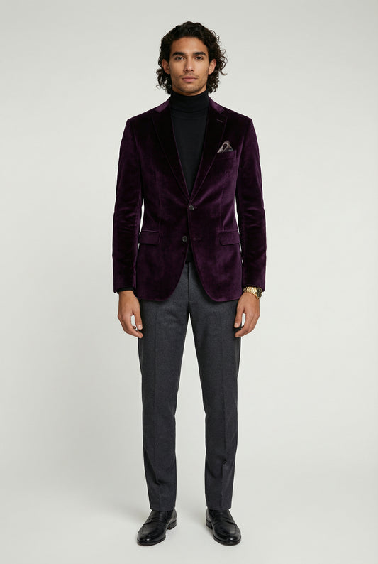 Purple Velvet blazer