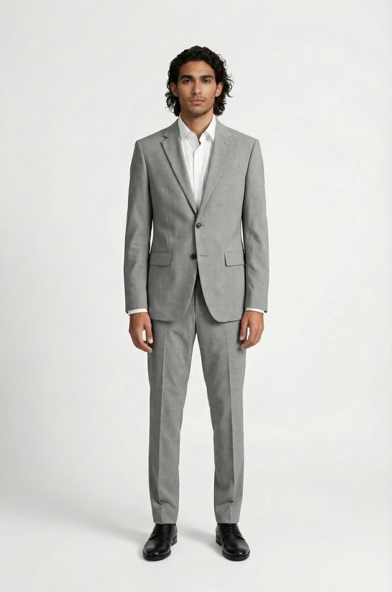 Signature Grey Terry Rayon 2-Piece Suit Collection
