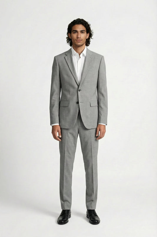 Signature Grey Terry Rayon 2-Piece Suit Collection