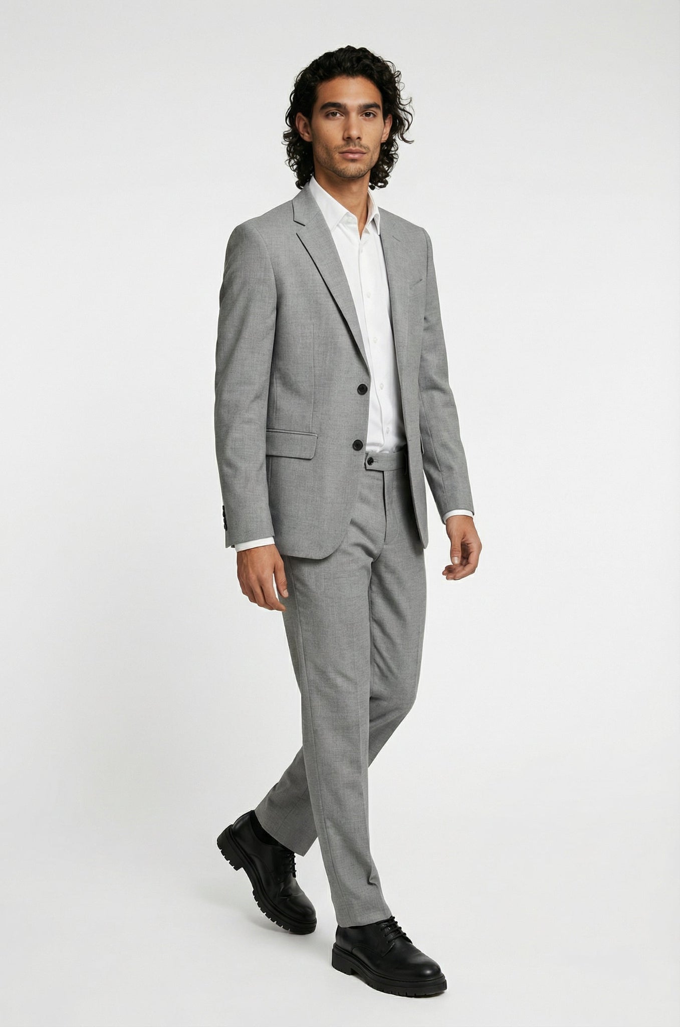 Signature Grey Terry Rayon 2-Piece Suit Collection