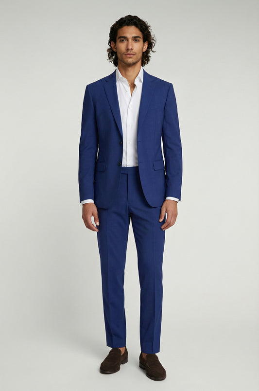 Signature Navy Terry Rayon 2-Piece Suit Collection