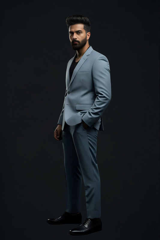 Muted Grey  2- Piece Suit
