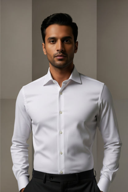 The Essential White Smart-Fit Shirt