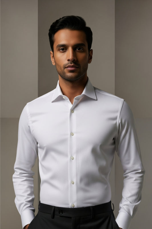 The Essential White Smart-Fit Shirt