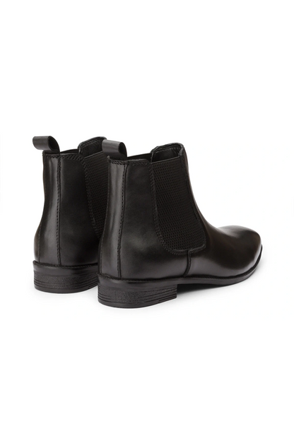 CHELSEA BOOTS - BLACK LEATHER SHOES
