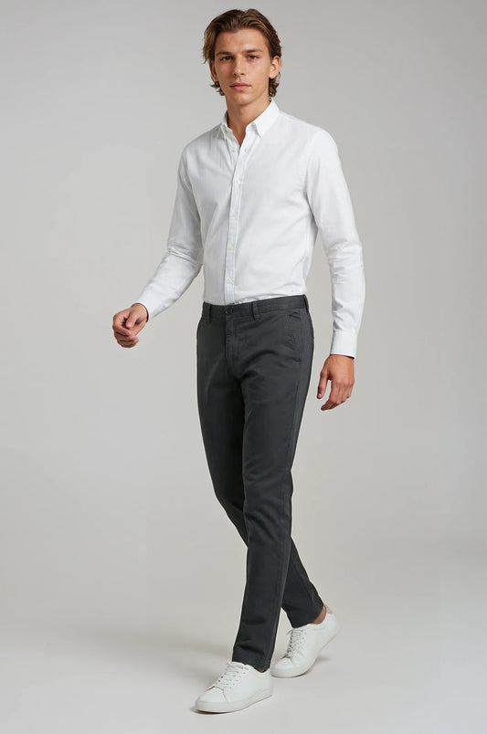 Charcoal Chino
