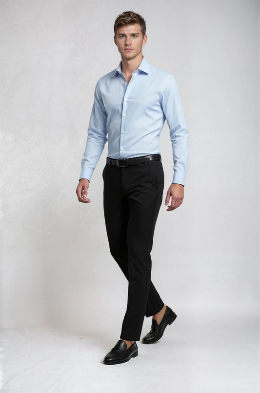 Classic Pale Blue Twill