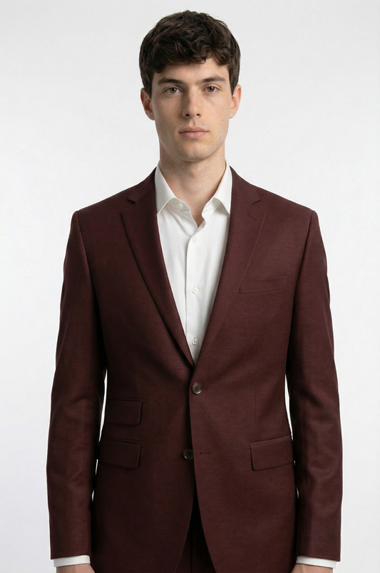 Dark Maroon 2-Piece Suit