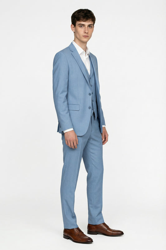 Ice Blue 3-Piece Suit