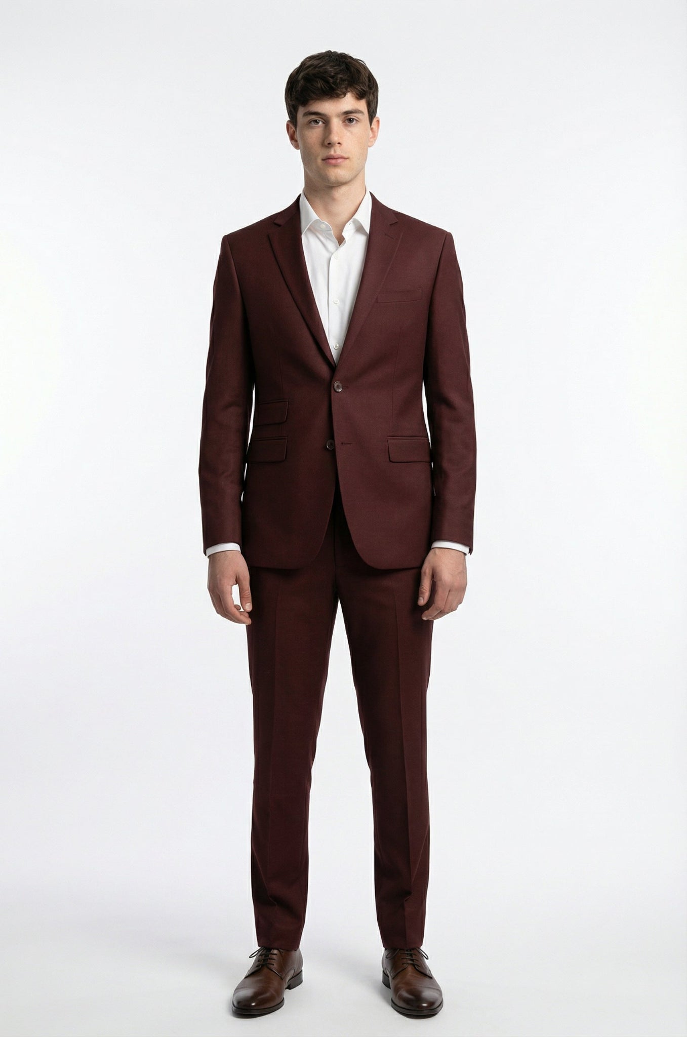 Dark Maroon 2-Piece Suit