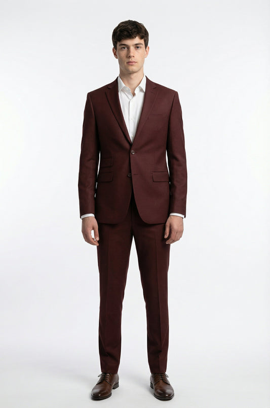 Dark Maroon 2-Piece Suit