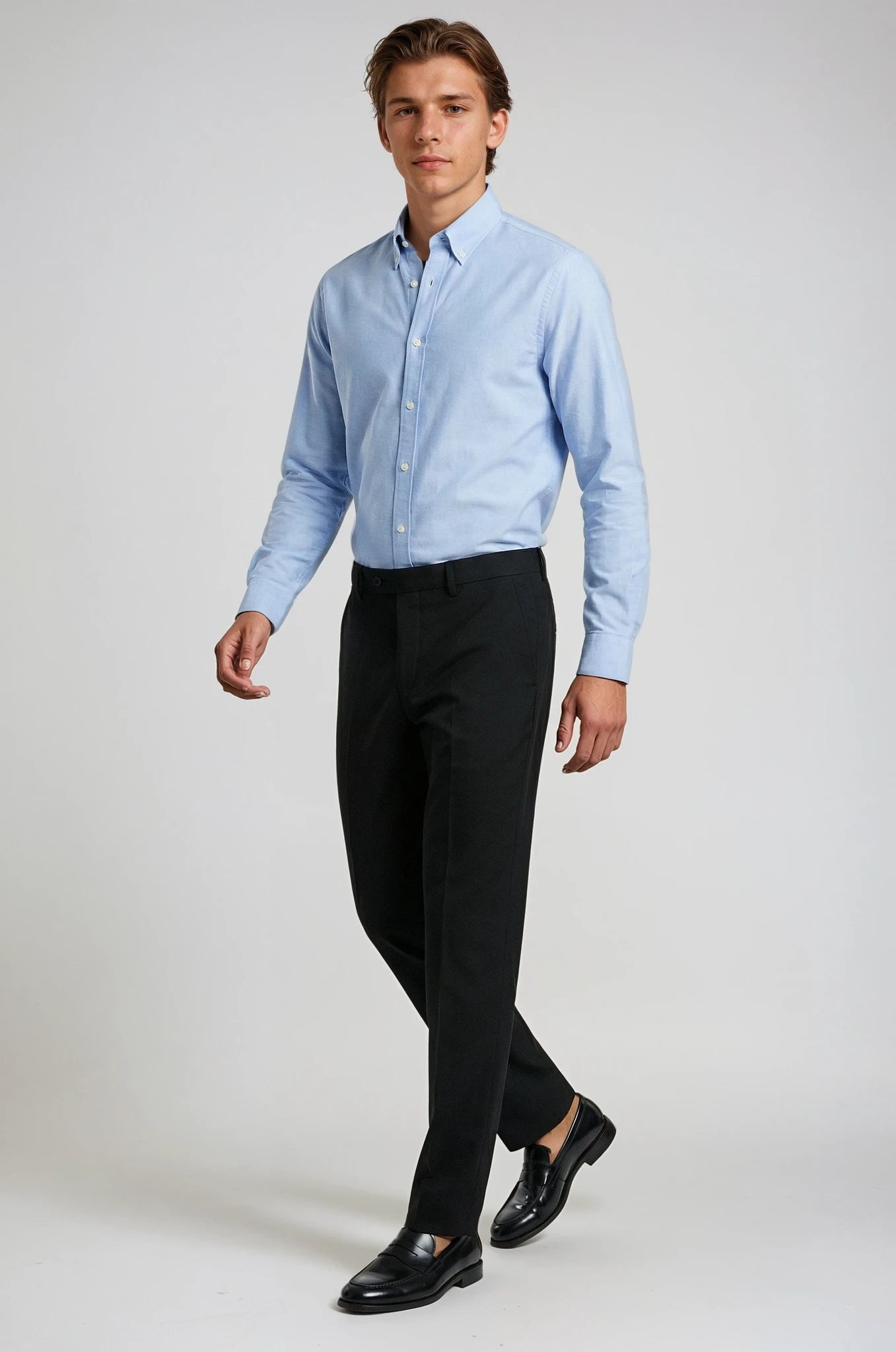 Oxford Button Down Blue Shirt