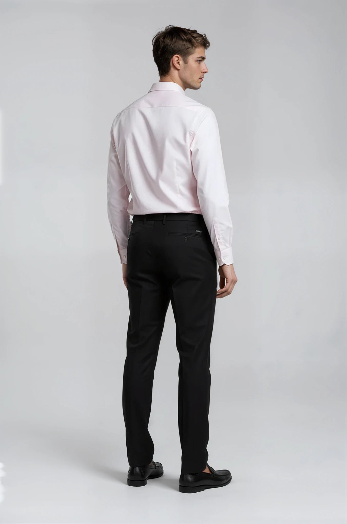 Giza Cotton Pastel Pink Soft Twill Shirt