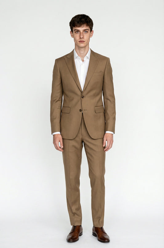 Classic Tan 2-Piece Suit