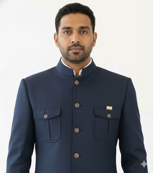 The Blutailor Admiral Shacket in Deep Teal