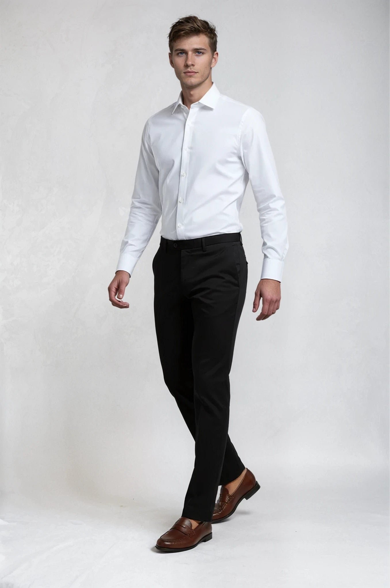 Classic White Twill Shirt