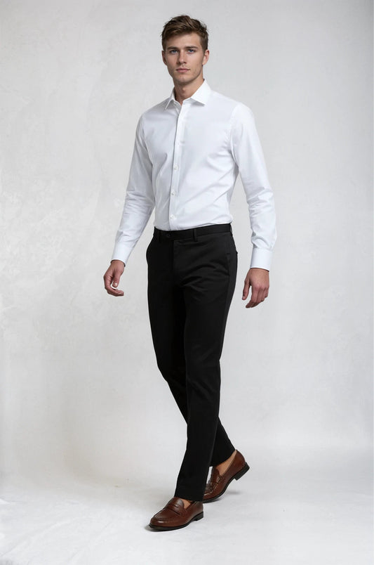Classic White Twill Shirt