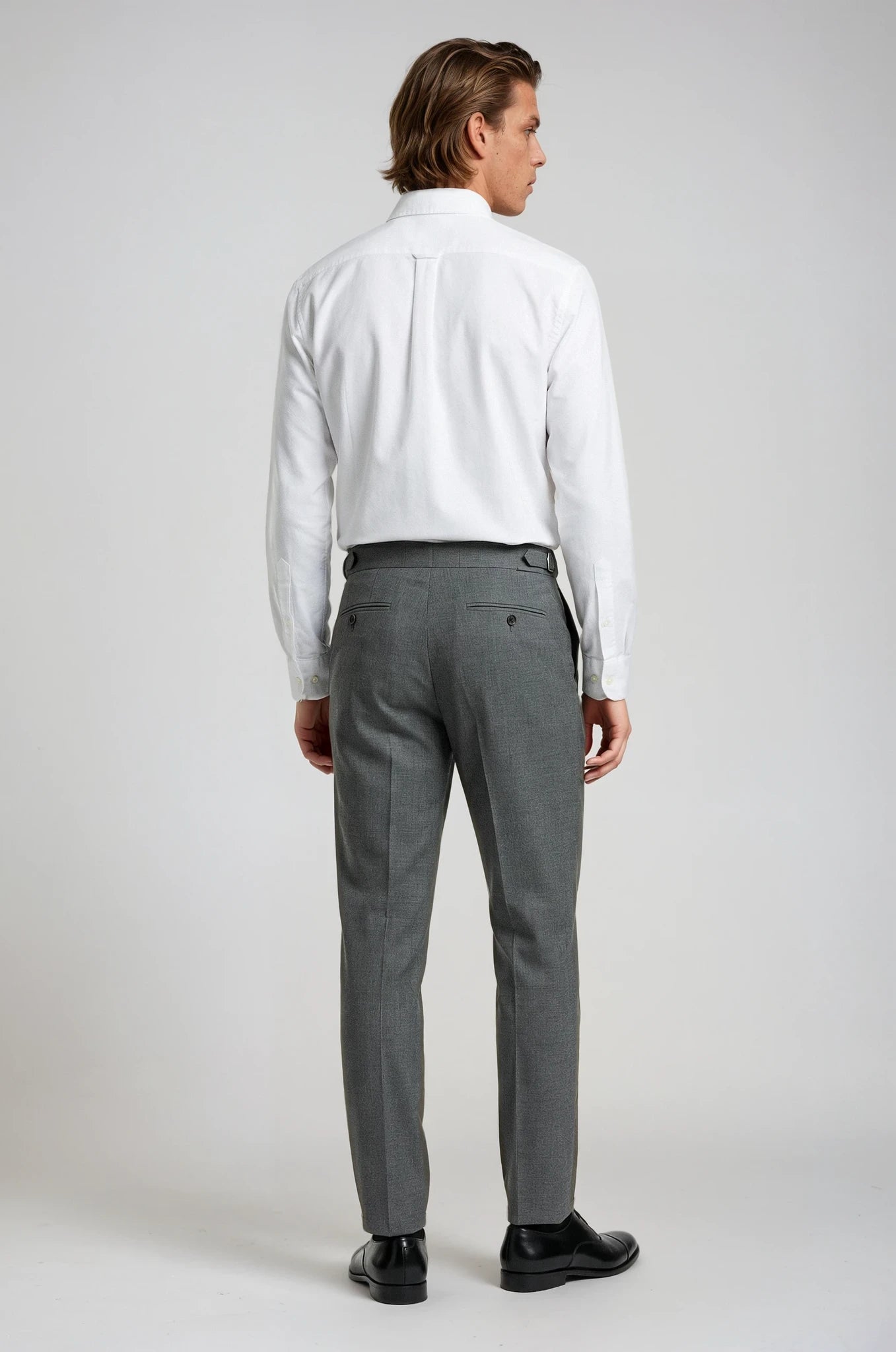 Wool Grey Gurkha Pant